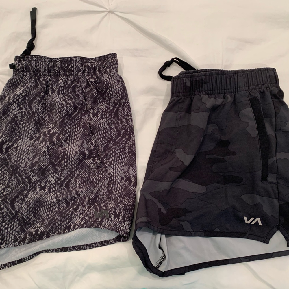 RVCA workout shorts
